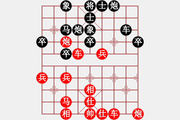 象棋棋譜圖片：中局的戰(zhàn)略目標(biāo)（三）中局得子（2） - 步數(shù)：0 