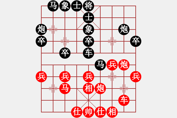 象棋棋譜圖片：我說要有光(1段)-勝-頌子(1段) - 步數：30 