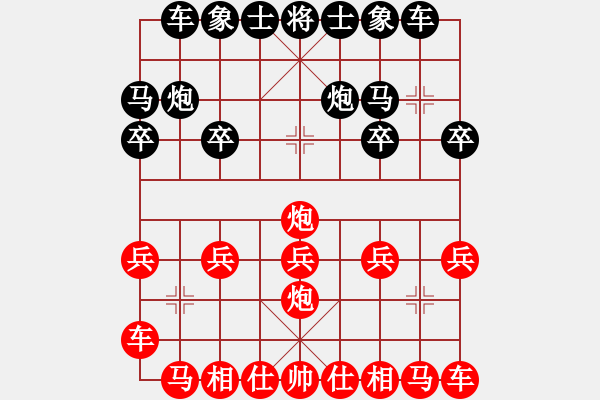 象棋棋譜圖片：行者必達[紅] -VS- ttrytt[黑] - 步數(shù)：10 