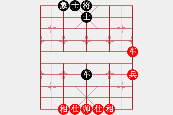 象棋棋譜圖片：水瓶座卡妙(8段)-和-三兵過河(初級) - 步數(shù)：100 