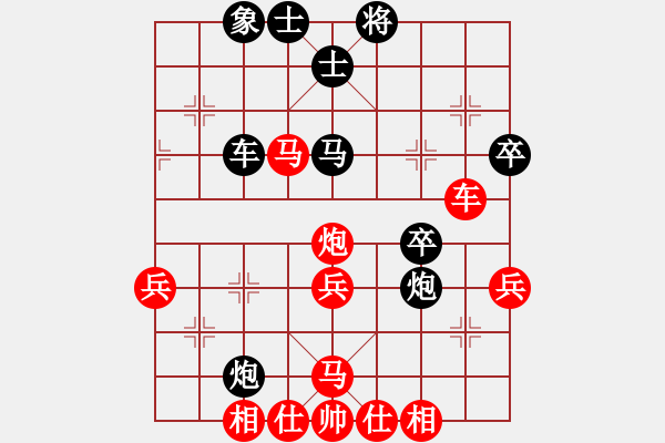 象棋棋譜圖片：水瓶座卡妙(8段)-和-三兵過河(初級) - 步數(shù)：70 