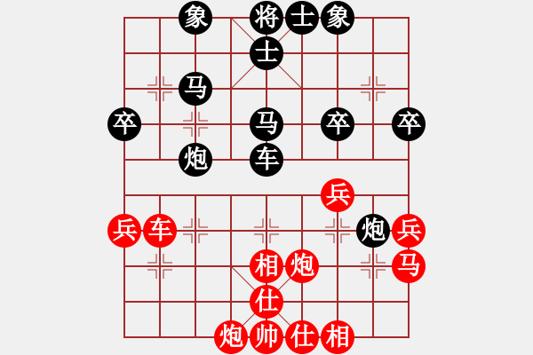 象棋棋譜圖片：測(cè)評(píng) 后手對(duì)神1 周偉華布局 炮兵 防盤河馬 - 步數(shù)：40 