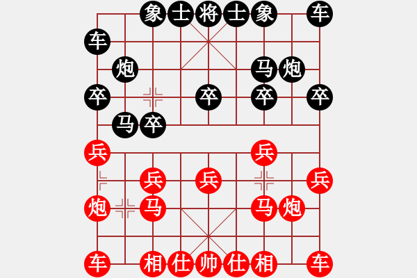 象棋棋譜圖片：未曾走遠(2段)-負-qwwwggg(3段) - 步數(shù)：10 