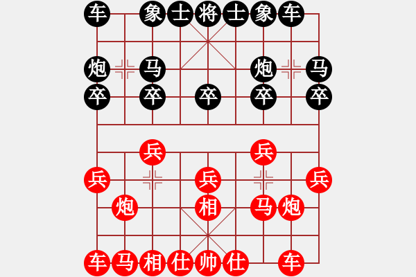 象棋棋譜圖片：《學(xué)習(xí)大師后手》右單提馬7路炮右車巡河破兩頭蛇屏風(fēng)馬 - 步數(shù)：10 