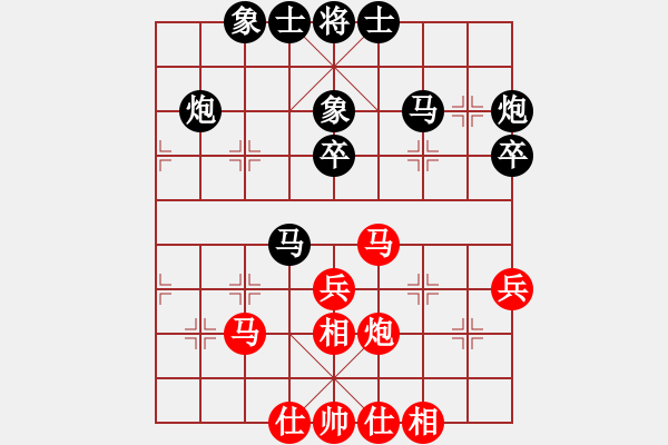 象棋棋谱图片：第03轮 第08台 江苏 刘子健 先和 济南 谢岿 - 步数：40 