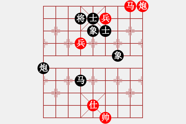 象棋棋譜圖片：五七炮進三兵對反宮馬(旋風(fēng)15層拆棋)紅勝 - 步數(shù)：190 