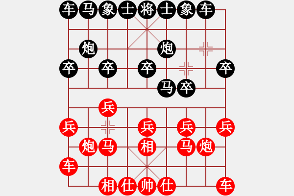 象棋棋譜圖片：行者必達(dá)[紅] -VS- 我咋又輸了？[黑]F - 步數(shù)：10 