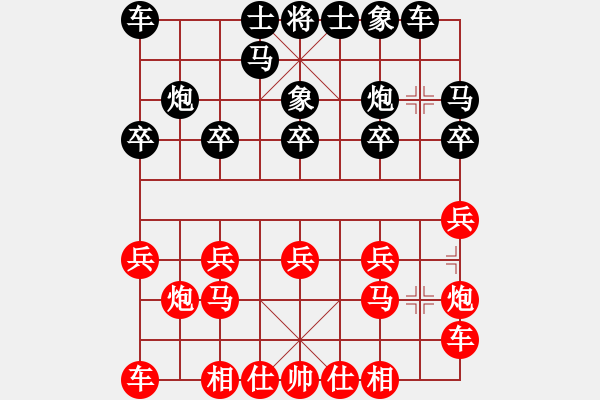 象棋棋譜圖片：象棋8[2183682776] -VS- 等待伊人[2471273595] - 步數(shù)：10 