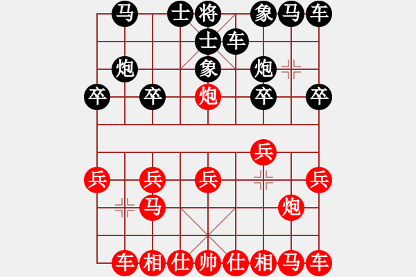 象棋棋譜圖片：無名之無名(1段)-負(fù)-象棋好奇者(5級(jí)) - 步數(shù)：10 