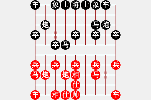 象棋棋譜圖片：無間棋道(4級)-負-小巧(初級) - 步數(shù)：10 