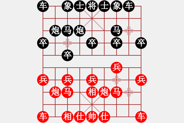 象棋棋譜圖片：武漢大師(天帝)-勝-別亦難(人王) - 步數(shù)：10 