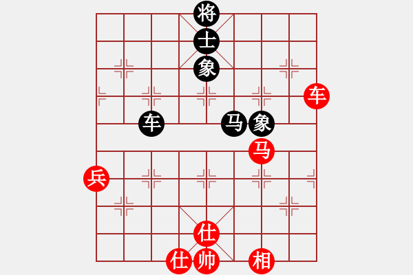 象棋棋譜圖片：mewlm(1段)-和-暴風(fēng)六三零(3段) - 步數(shù)：100 