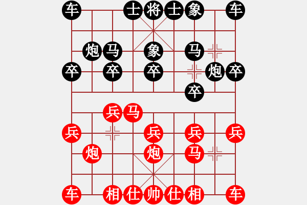 象棋棋譜圖片：快樂(lè)弈棋(2段)-勝-京豫游俠(5段) - 步數(shù)：10 