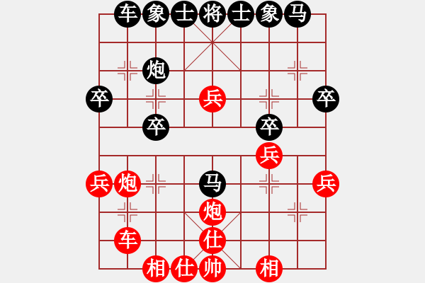 象棋棋譜圖片：2021.4.17.2多樂象棋五分鐘后勝中炮對左炮封車轉(zhuǎn)列炮 - 步數(shù)：30 