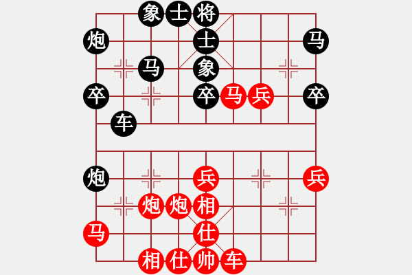 象棋棋譜圖片：《圖窮匕見，刀口舔血！》將督【先負(fù)】寧波戚文卿(2015-4-6弈于大師網(wǎng)高級(jí)棋室) - 步數(shù)：40 