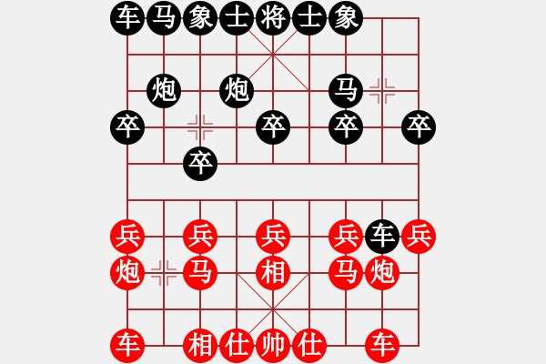 象棋棋谱图片：阿愚(无极)-胜-兵河六六六(天罡) - 步数：10 