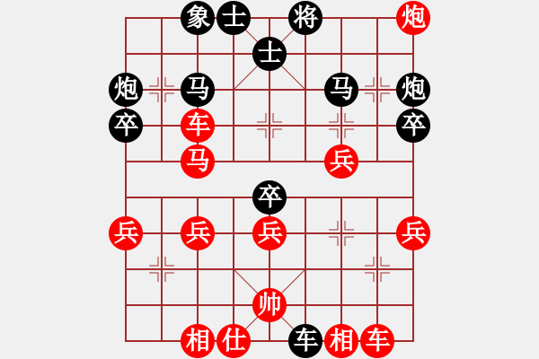 象棋棋譜圖片：賊城鈍刀(7段)-勝-清道夫(5段) - 步數(shù)：40 