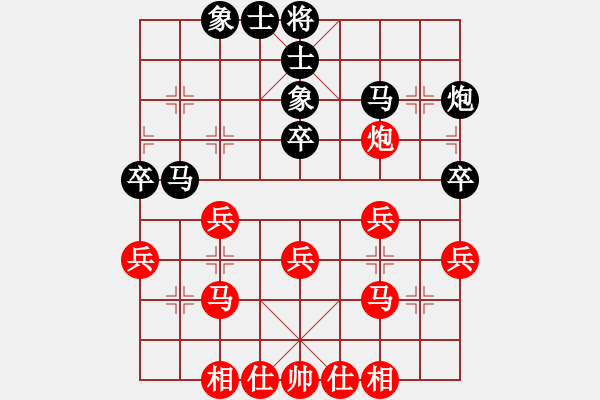 象棋棋譜圖片：laobei(2段)-勝-欲擒故縱(2段) - 步數(shù)：30 