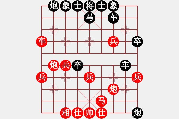 象棋棋譜圖片：不懂也下下(1段)-負(fù)-一只金手鐲(1段) - 步數(shù)：40 