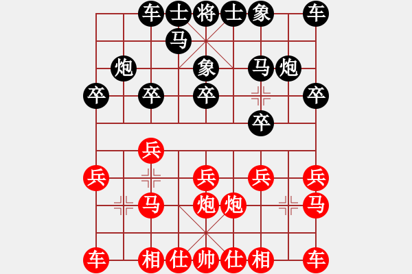 象棋棋譜圖片：午夜狂奔紅負(fù)成都棋院帥〖仙人指路對(duì)飛象〗 - 步數(shù)：10 