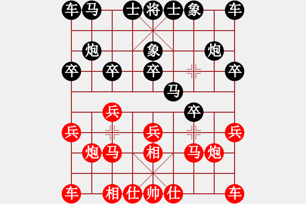 象棋棋譜圖片：象棋呂欽(2級)-負-北大(7級) - 步數(shù)：10 