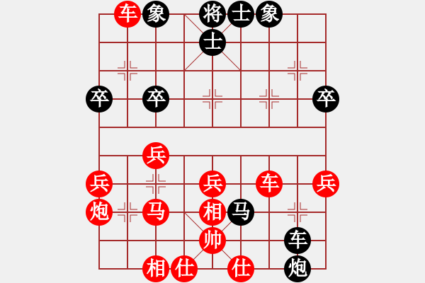 象棋棋譜圖片：五九炮過河車炮打中卒先負(fù)屏風(fēng)馬平炮兌車1 - 步數(shù)：42 