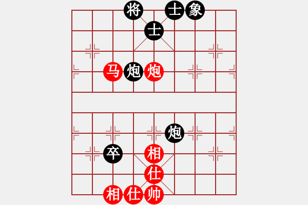 象棋棋譜圖片：分紅比例符合技術(shù)開 和 一路有你 - 步數(shù)：100 