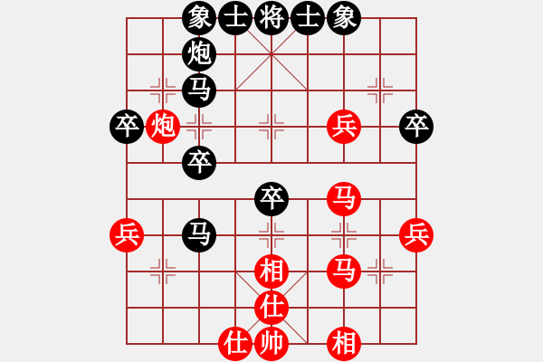 象棋棋譜圖片：棋淵(2段)-和-風(fēng)云驟起(4段)中炮過河車互進(jìn)七兵對屏風(fēng)馬平炮兌車 紅進(jìn)中兵對黑馬3退5 - 步數(shù)：40 