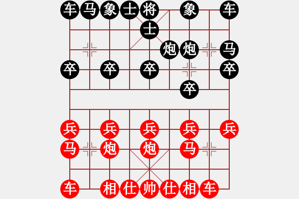 象棋棋譜圖片：芳棋(純?nèi)讼缕?[893812128] -VS- 齊天大圣[653627362] - 步數(shù)：10 