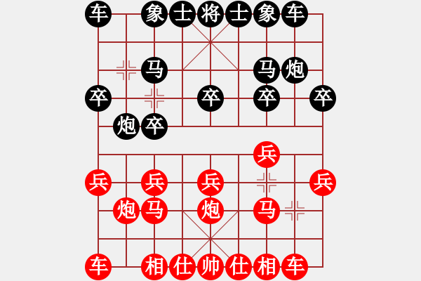 象棋棋谱图片：19550814 广州陈松顺 和 广州杨官璘 - 步数：10 