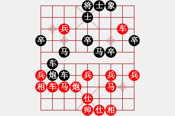 象棋棋譜圖片：douthinkso(8段)-和-利劍如虹(月將) 順炮直車對緩開車 黑右橫車 - 步數(shù)：40 