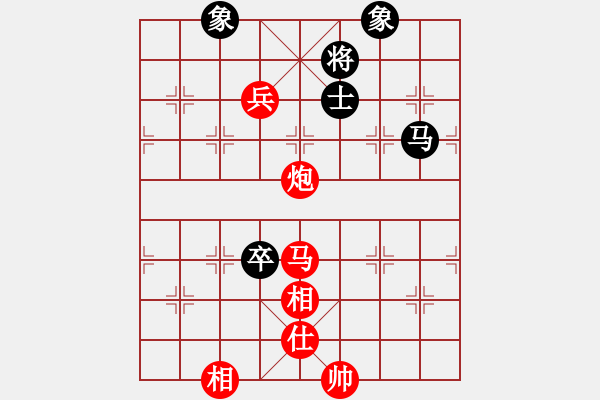 象棋棋譜圖片：馬炮兵單缺仕例勝馬雙卒全士象 - 步數(shù)：20 