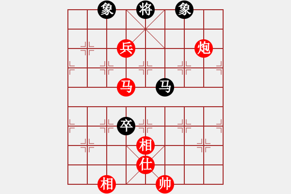 象棋棋譜圖片：馬炮兵單缺仕例勝馬雙卒全士象 - 步數(shù)：30 