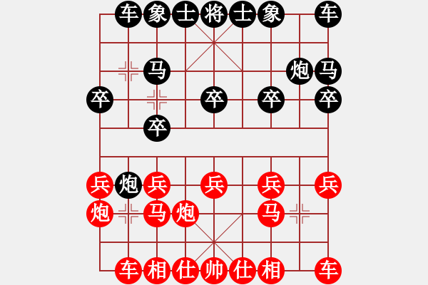 象棋棋譜圖片：華仔四核(9星)-和-棋門遁甲(9星) - 步數(shù)：10 