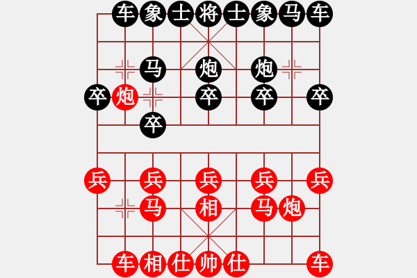 象棋棋譜圖片：模具線切割[1460631013] -VS- 原野牧歌[1659546049] - 步數(shù)：10 