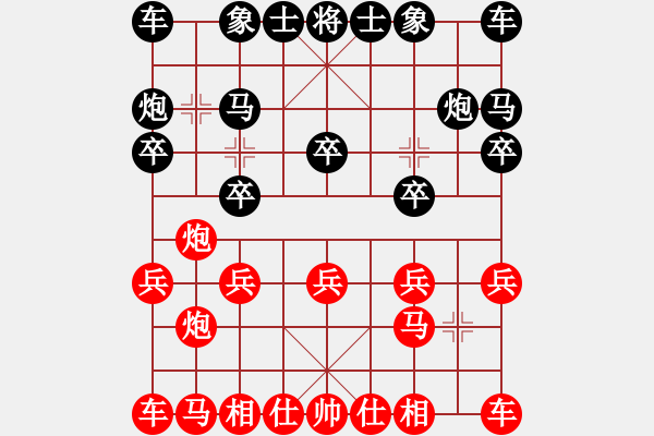 象棋棋譜圖片：朱秋宇先勝余振興 - 步數(shù)：10 