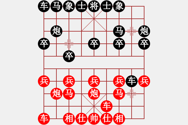 象棋棋譜圖片：潯溪小蓮荘(2段)-負(fù)-頃刻崩潰(1段) - 步數(shù)：10 