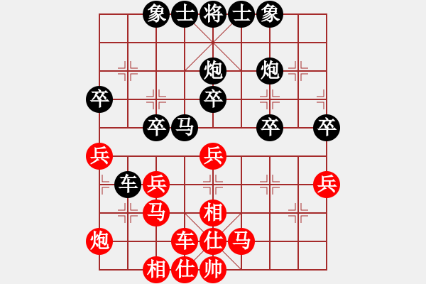 象棋棋譜圖片： 一心一意【640324983】先勝業(yè)8－2－2022-09－03 - 步數(shù)：30 