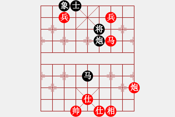 象棋棋譜圖片：五七炮進(jìn)三兵對(duì)屏風(fēng)馬飛左象（旋風(fēng)12層拆棋）紅勝 - 步數(shù)：200 