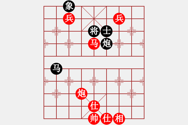 象棋棋譜圖片：五七炮進(jìn)三兵對(duì)屏風(fēng)馬飛左象（旋風(fēng)12層拆棋）紅勝 - 步數(shù)：210 