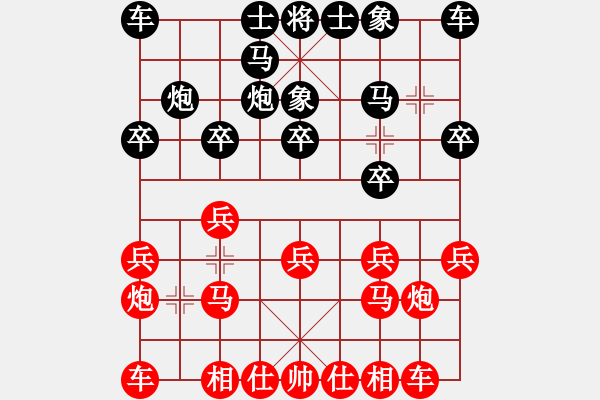 象棋棋譜圖片：飛天御劍流(人王)-勝-吳璇(月將)仙人指路對士角炮或過宮炮 - 步數(shù)：10 