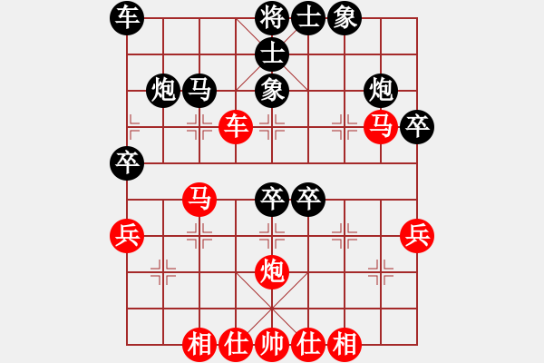 象棋棋譜圖片：快刀大嬸(6段)-負(fù)-皇龍帝(7段) - 步數(shù)：40 