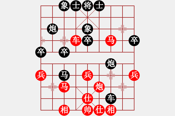 象棋棋譜圖片：潘振波 先負(fù) 劉強 - 步數(shù)：40 