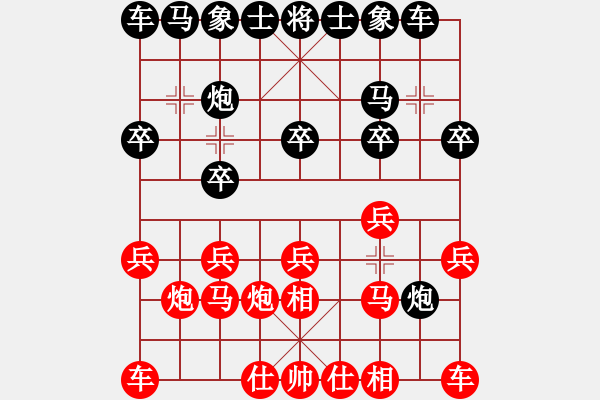 象棋棋譜圖片：方華 先勝 魏博杰 - 步數(shù)：10 