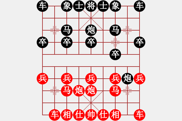 象棋棋譜圖片：棋高弈著(日帥)-勝-義不容情(天帝)中炮不進三兵對左炮封車轉(zhuǎn)列炮 - 步數(shù)：10 