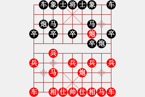 象棋棋譜圖片：1234 - 步數(shù)：10 