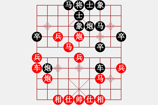 象棋棋譜圖片：鐵血戰(zhàn)士三(初級(jí))-勝-劉一諾(2級(jí)) - 步數(shù)：30 