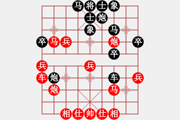 象棋棋譜圖片：鐵血戰(zhàn)士三(初級(jí))-勝-劉一諾(2級(jí)) - 步數(shù)：33 