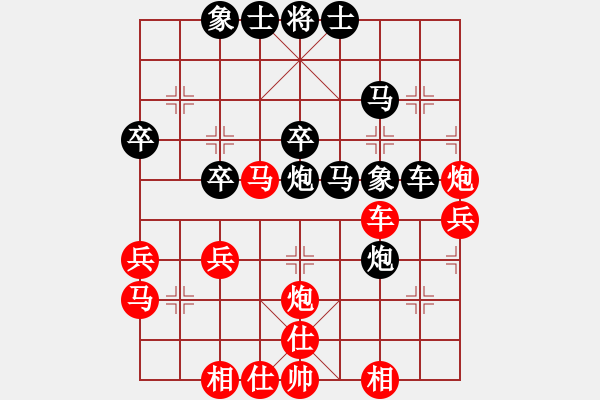 象棋棋譜圖片：烏金中槍劉(2段)-負(fù)-石大夫(2級(jí)) - 步數(shù)：40 