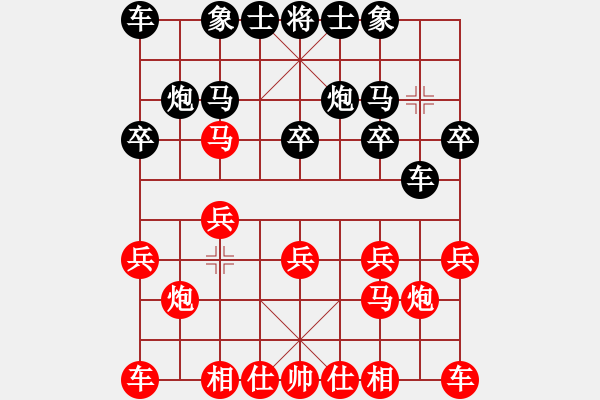 象棋棋譜圖片：石樓亮亮(7段)-負-火舞紅塵(6段) - 步數(shù)：10 